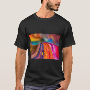 Camiseta Tee de color de montaña pintado