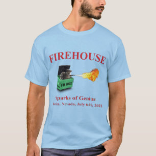 Camiseta Tee de color del basurero masculino