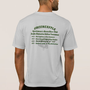 Camiseta Tee de competidor de caballosShoes Sport-Tek