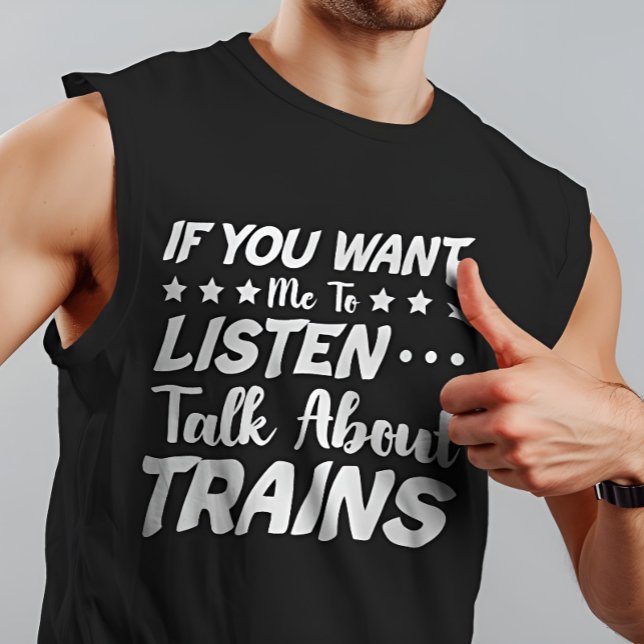 Camiseta Tee de conversación de tren (Subido por el creador)