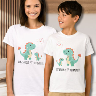 Camiseta Tee de correspondencia familiar para Mamasaurus y 