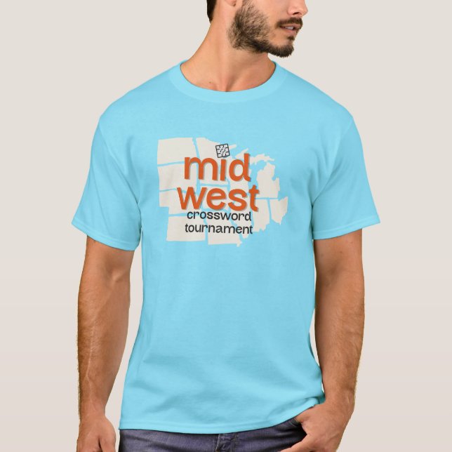 Camiseta Tee de crucigrama medio (Anverso)