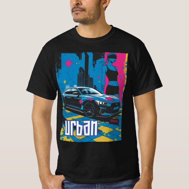Camiseta Tee de Cultura de Autos de Leyenda Urbana (Anverso)