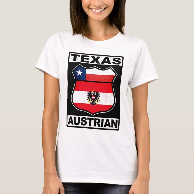 Camiseta Tee de damas estadounidenses de Texas (Anverso)