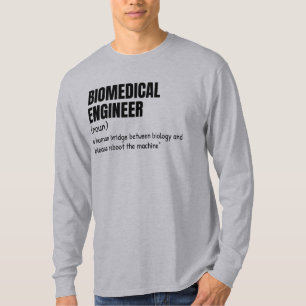 Camiseta Tee de definición de ingeniero de investigación bi