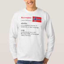 Tee de definición de Norweigen