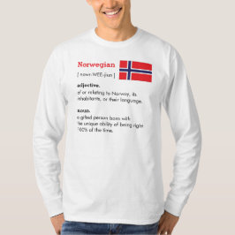 Camiseta Tee de definición de Norweigen