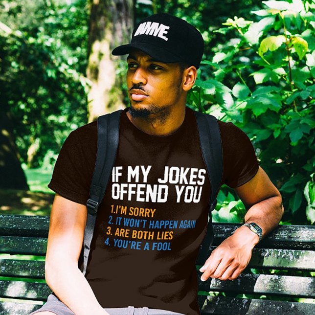 Camiseta Tee de disculpas sarcásticas: Humor sincero (Subido por el creador)