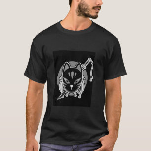 Camiseta Tee de diseño de máscara de Kitsune