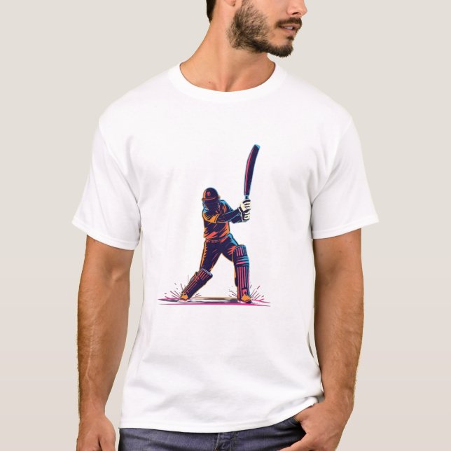 Camiseta Tee de Disparo de Poder para Partido Nocturno de C (Anverso)
