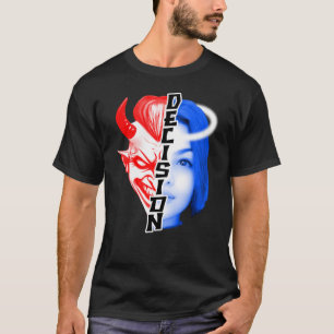 Camiseta Tee de dualidad interior. Decisión - ¿Ángel o Diab
