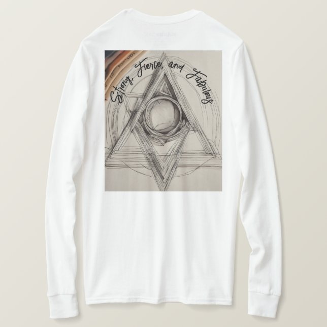 Camiseta Tee de Elegancia de moda: Redefine tu estilo (Reverso del diseño)