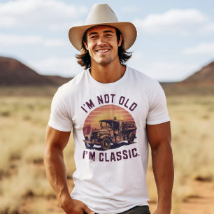 Camiseta Tee de Elegancia Sin Tiempos: No soy viejo, soy cl