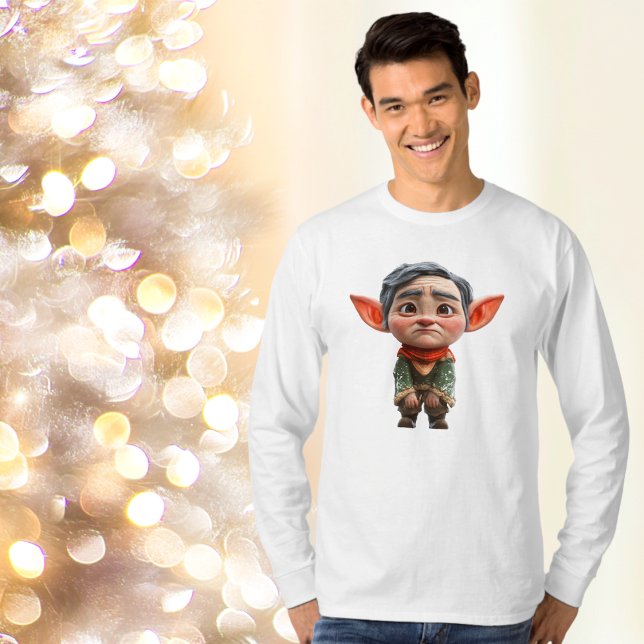 Camiseta Tee de Elf Men de Navidades de Papá Cansado (Subido por el creador)