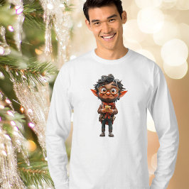 Camiseta Tee de Elf Men Navidades Inventores