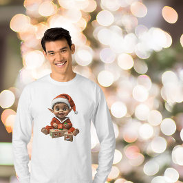 Camiseta Tee de Elf Men's Tee de Navidades bebés felices