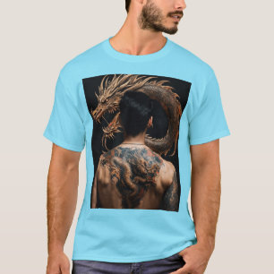 Camiseta Tee de estilo de enlace negrita de los hombres"