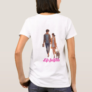 Camiseta Tee de estilo y barra