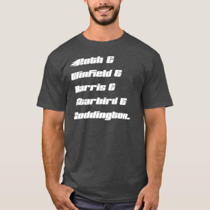 Camiseta Tee de familia personalizado - texto ligero en tee