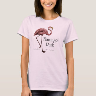 Camiseta Tee de flamingo de estilo vintage