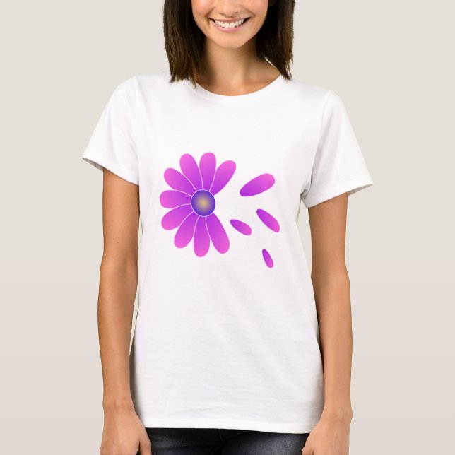 CAMISETA TEE DE FLORES DE ROPA (Anverso)
