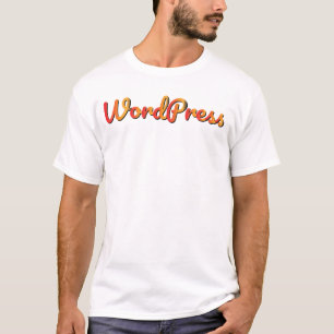Camiseta Tee de fuentes WP de WordPress