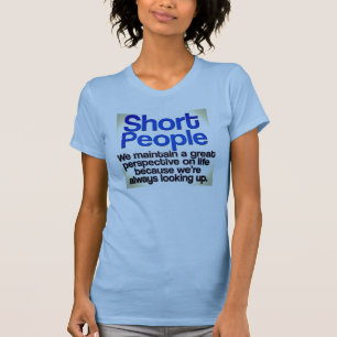 Camiseta tee de gente corta
