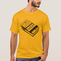 Tee de grabadora de cinta de Ilustracion retro