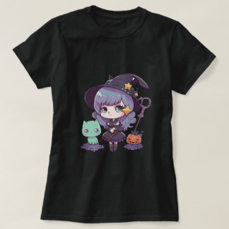 Camiseta Tee de Halloween de Gótico Pastel