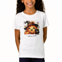 Tee de Halloween dulce y festivo para niños