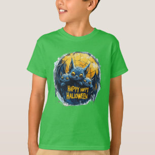 Camiseta "¡Tee de Halloween para los niños de los murciélag