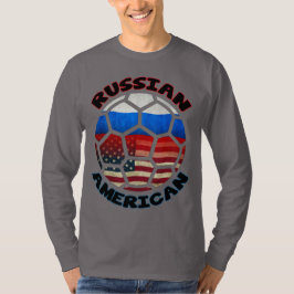 Camiseta Tee de hincha ruso-estadounidense