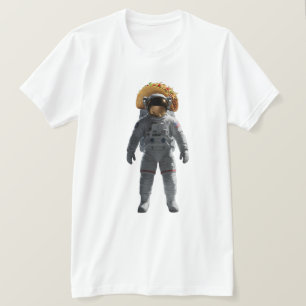 Camiseta Tee de humor para comida cósmica para amantes del