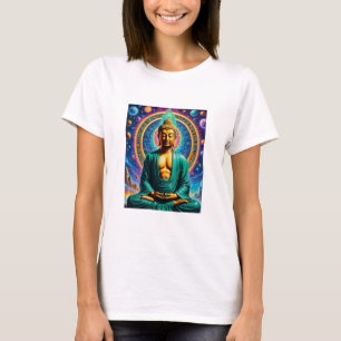 Camiseta Tee de iluminación cósmica de Buda galáctico