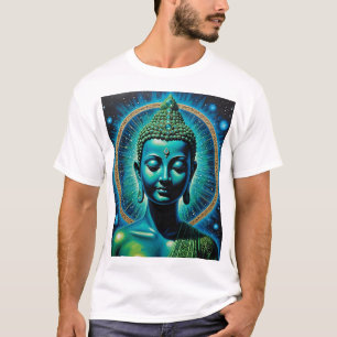 Camiseta Tee de iluminación sagrada de Buda cósmico