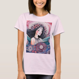 Camiseta Tee de imagen de las mujeres del mar