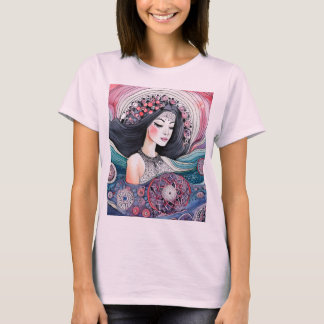 Camiseta Tee de imagen de las mujeres del mar