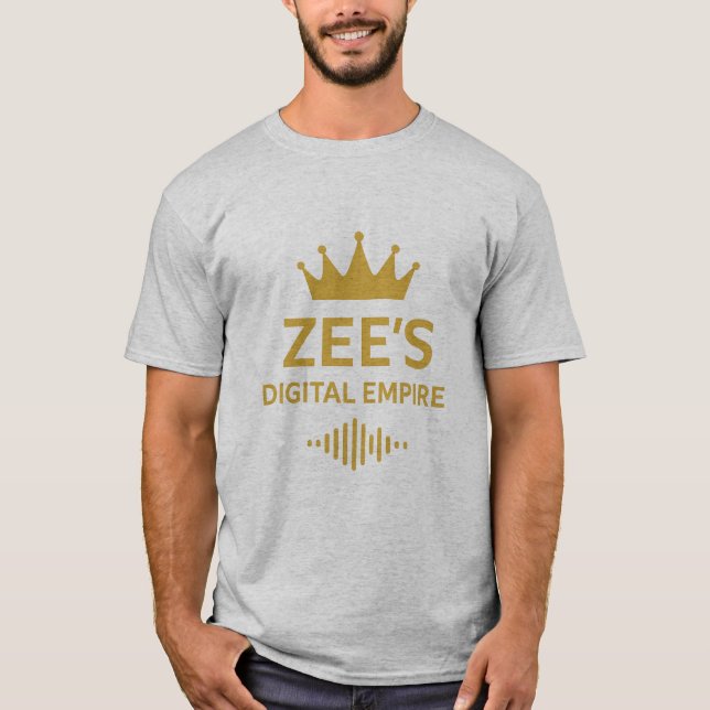 Camiseta Tee de Imperio Digital de Zee - Bosjuro por Creado (Anverso)