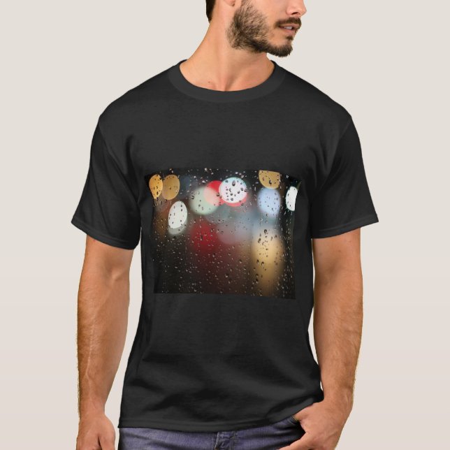 Camiseta Tee de impresión de agua de cristal de ventana (Anverso)