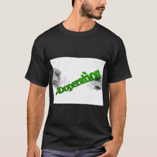 Camiseta Tee de impresión de unidad y cooperación