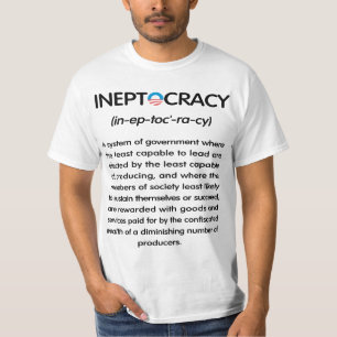 Camiseta Tee de ineptocracia