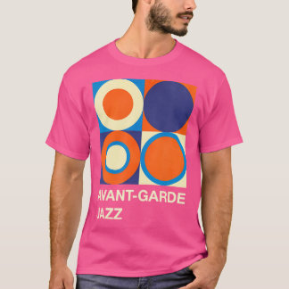 Camiseta Tee de jazz retro vanguardista