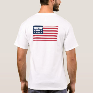 Camiseta Tee de la bandera estadounidense de Trump Vance 20