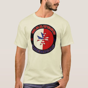 Camiseta Tee de la cruz americana maltesa