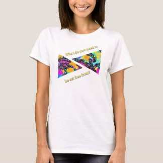 Camiseta Tee de la libertad - blanco de las mujeres
