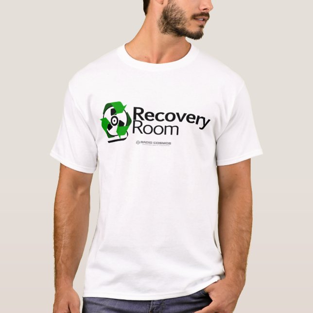 Camiseta Tee de la sala de recuperación de Radio Cosmos (Anverso)