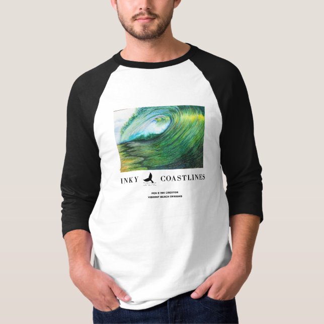 Camiseta Tee de larga duración de canalización al atardecer (Anverso)