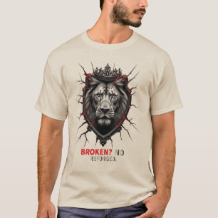 Camiseta Tee de León Acordado Reforjado - Simbolis Espejo R