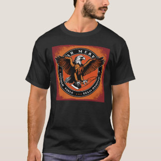Camiseta Tee de libertad de águila audaz