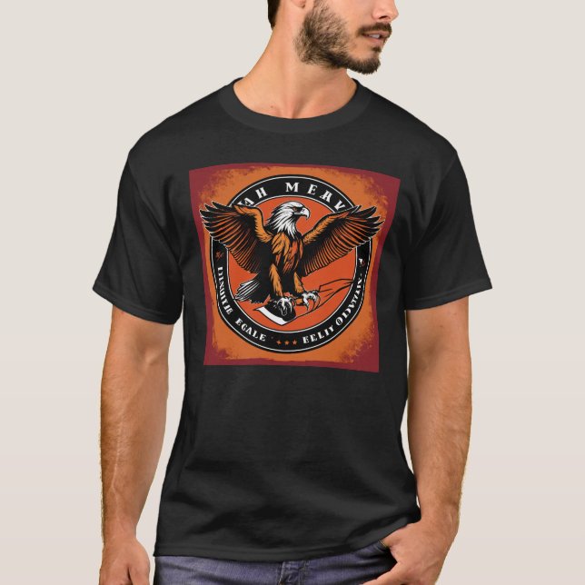 Camiseta Tee de libertad de águila audaz (Anverso)